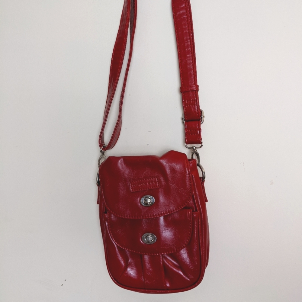 Red Namaste Purse Like New